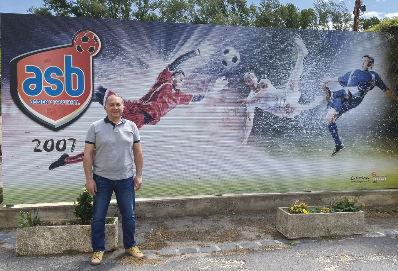 Stéphane Aguilar, Président de la section jeunes de l’ASB football